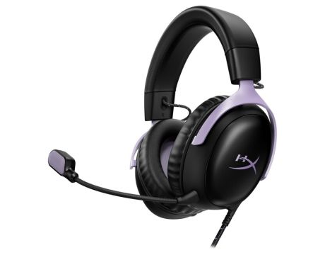 HyperX Cloud III, черен/лилав на супер цени