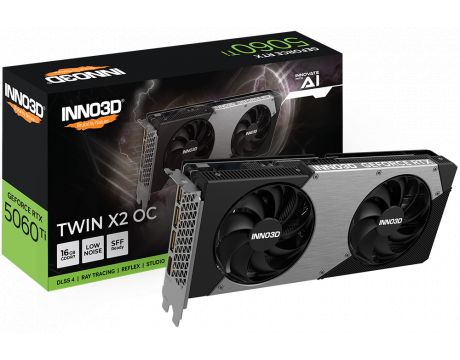 Inno3D GeForce RTX 5060 Ti 16GB TWIN X2 OC DLSS 4 на супер цени