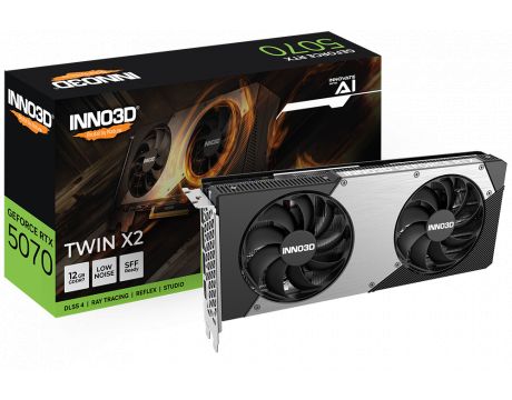 Inno3D GeForce RTX 5070 12GB Twin X2 DLSS 4 на супер цени