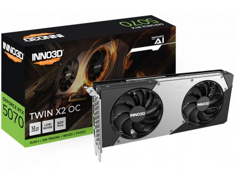 Inno3D GeForce RTX 5070 12GB Twin X2 OC DLSS 4 на супер цени
