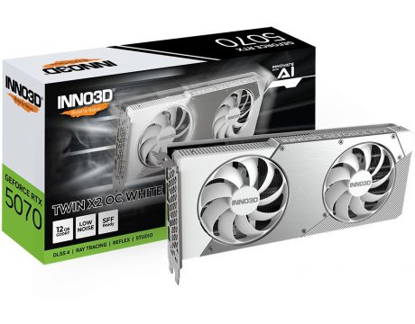 Inno3D GeForce RTX 5070 12GB Twin X2 OC DLSS 4 на супер цени
