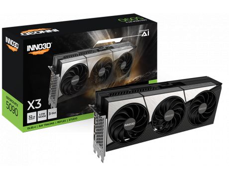 Inno3D GeForce RTX 5090 32GB X3 DLSS 4 на супер цени