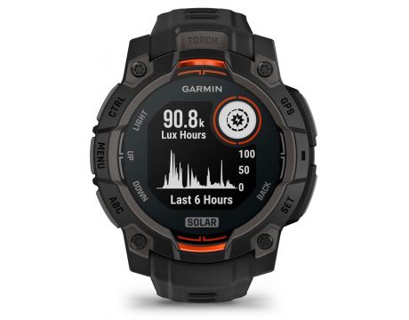 Garmin Instinct 3 Solar, 45 мм, черен на супер цени