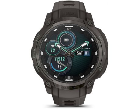 Garmin Instinct Crossover AMOLED, 46 мм, черен на супер цени