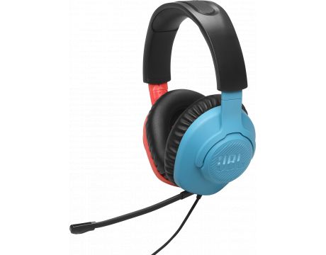 JBL Quantum 100N, черен/син/червен на супер цени