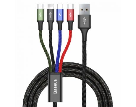 Baseus USB към microUSB/Lightning/2x USB Type-C на супер цени