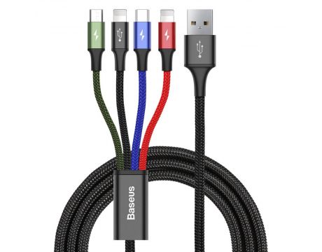 Baseus USB към microUSB/2x Lightning/USB-C на супер цени