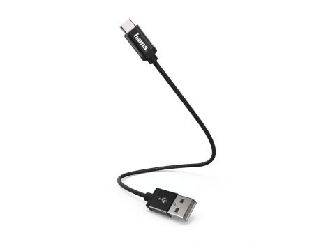 Кабел Hama 178281 USB към Type C, черен на супер цени