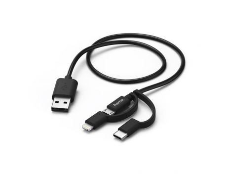 Hama USB Type-A към micro USB Type-B + адаптери Lightning и USB-C на супер цени