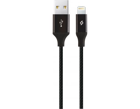 ttec AlumiCable XL Lightning към USB, черен на супер цени