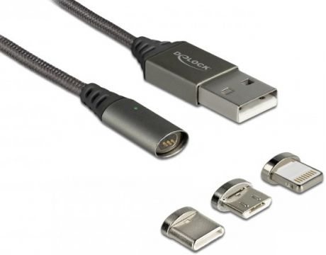 Delock USB към Lightning/micro USB/USB Type-C на супер цени