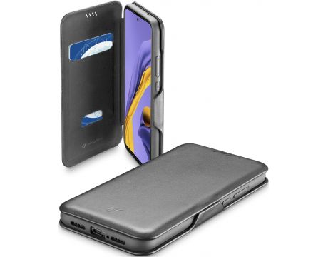 Cellular Line Book Clutch за Samsung Galaxy A51, черен на супер цени