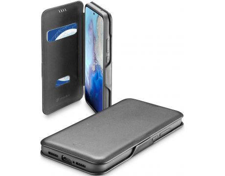 Cellular Line Book Clutch за Samsung Galaxy S20, черен на супер цени