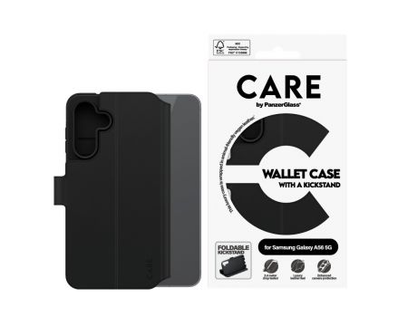 PanzerGlass Care Wallet за Samsung Galaxy A56 5G, черен на супер цени
