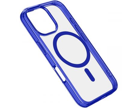 Cellular Line Iconic Mag за Apple iPhone 16 Pro Max, прозрачен/син на супер цени