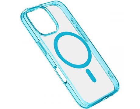 Cellular Line Iconic Mag за Apple iPhone 16 Pro, прозрачен/светлосин на супер цени