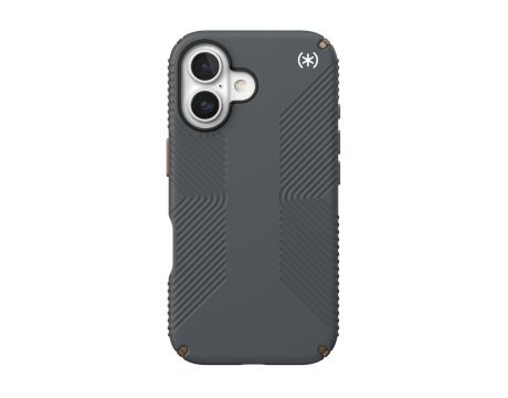 Speck Presidio2 Grip за Apple iPhone 16, сив на супер цени