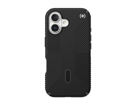 Speck Presidio2 Grip MagSafe за Apple iPhone 16, черен на супер цени