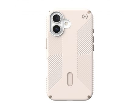Speck Presidio2 Grip MagSafe за Apple iPhone 16, бежов на супер цени
