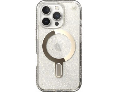 Speck Presidio Lux Glitter MagSafe за Apple iPhone 16 Pro, прозрачен на супер цени