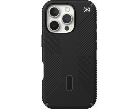 Speck Presidio2 Grip MagSafe за Apple iPhone 16 Pro, черен на супер цени
