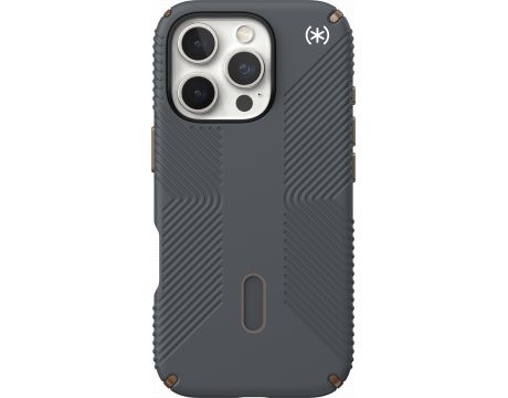Speck Presidio2 Grip MagSafe за Apple iPhone 16 Pro, сив на супер цени