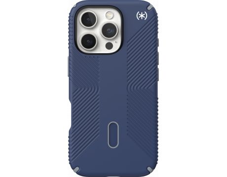 Speck Presidio2 Grip MagSafe за Apple iPhone 16 Pro, тъмносин на супер цени