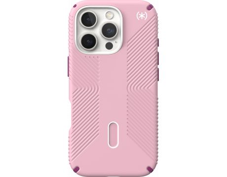 Speck Presidio2 Grip MagSafe за Apple iPhone 16 Pro, розов на супер цени