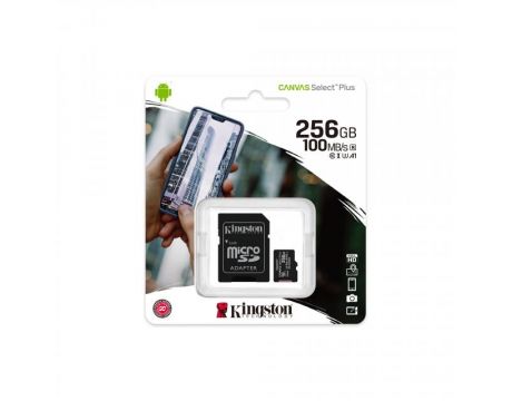 256GB microSDXC Kingston Canvas Select Plus на супер цени