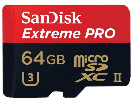 64GB microSDXC SanDisk Extreme PRO, черен на супер цени