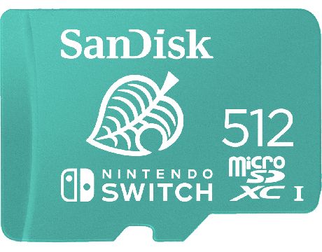 512GB SanDisk Nintendo-Licensed, син на супер цени