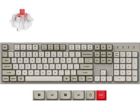 Keychron C2 Pro 8K QMK, бял на супер цени