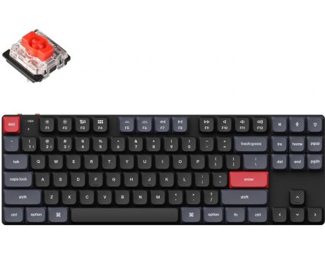Keychron K1 Pro QMK/VIA Red, черен на супер цени