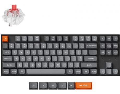 Keychron K8 Max QMK, черен на супер цени