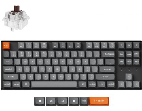 Keychron K8 Max QMK, черен на супер цени