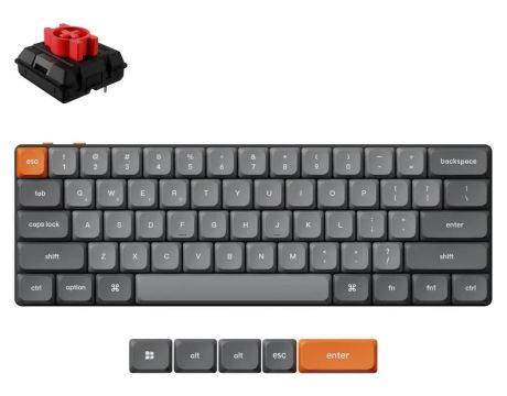 Keychron K9 Max QMK, черен/сив на супер цени