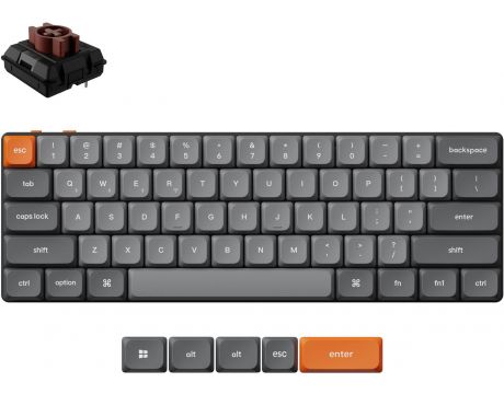 Keychron K9 Max QMK, черен/сив на супер цени