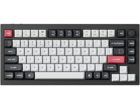 Keychron Q1 HE QMK, черен/бял на супер цени