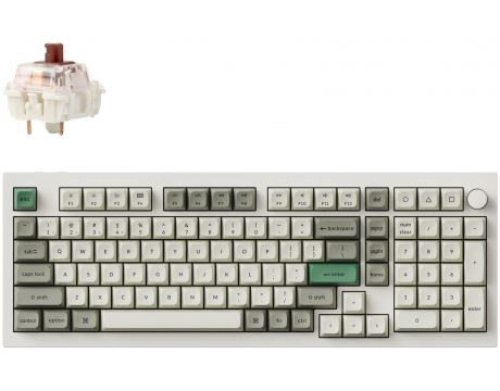Keychron Q5 Max QMK, бял/сив на супер цени