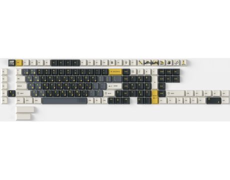 Keychron Retro Garage, бял/зелен/лилав на супер цени