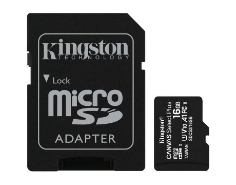 16GB microSDHC Kingston Canvas Select Plus на супер цени