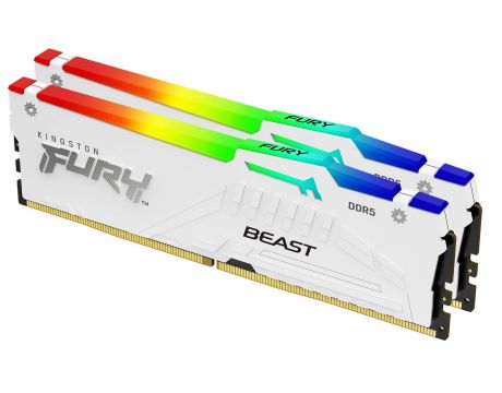 2x16GB DDR5 6000 Kingston FURY Beast RGB на супер цени