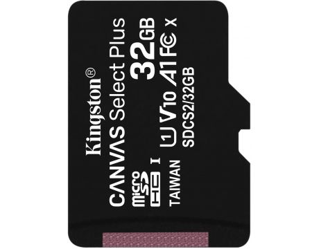 32GB microSDHC Kingston Canvas Select Plus на супер цени