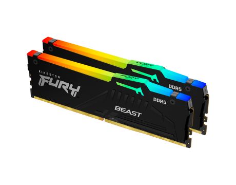 2x32GB DDR5 5600 Kingston FURY Beast RGB на супер цени