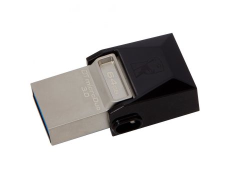 64GB Kingston DataTraveler microDuo 3.0, черен на супер цени