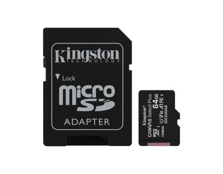 64GB microSDHC Kingston Canvas Select Plus - нарушена опаковка на супер цени