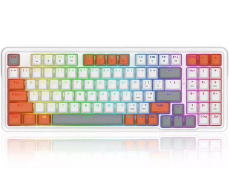 Redragon Gloria K664, бял/червен на супер цени