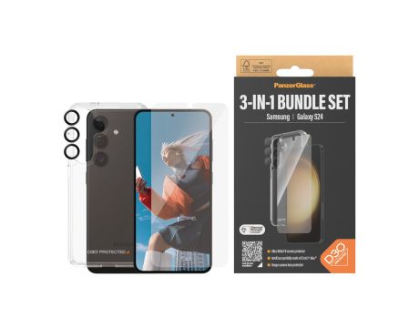 PanzerGlass UWF 3-in-1 за Samsung Galaxy S24 на супер цени