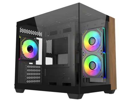CoolerMaster Elite 481 Wood, черен на супер цени
