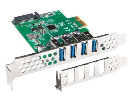 Lanberg PCIe към 4 x USB Low Profile на супер цени